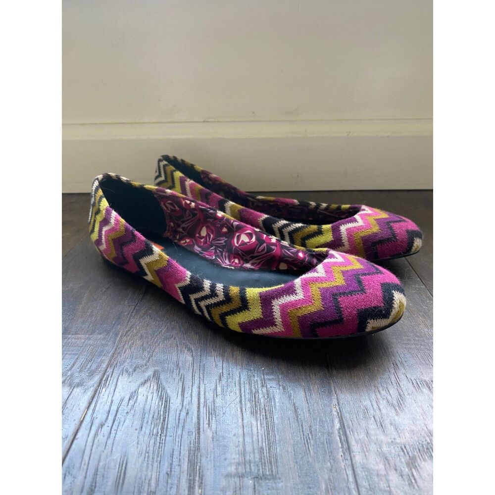 EUC Missoni for Target Zig Zag Ballet Flats 8